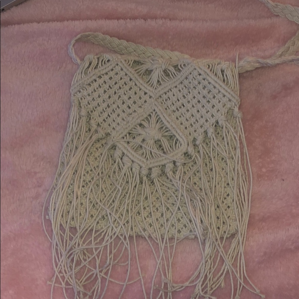 Crotchet crossbody bag